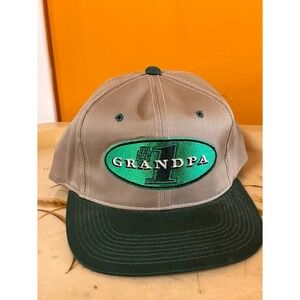 Youngan Grandpa Baseball Cap Tan Green Adjustable One Size‎ Fits All
